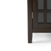 Bedford - Medium Storage Cabinet - Dark Tobacco Brown